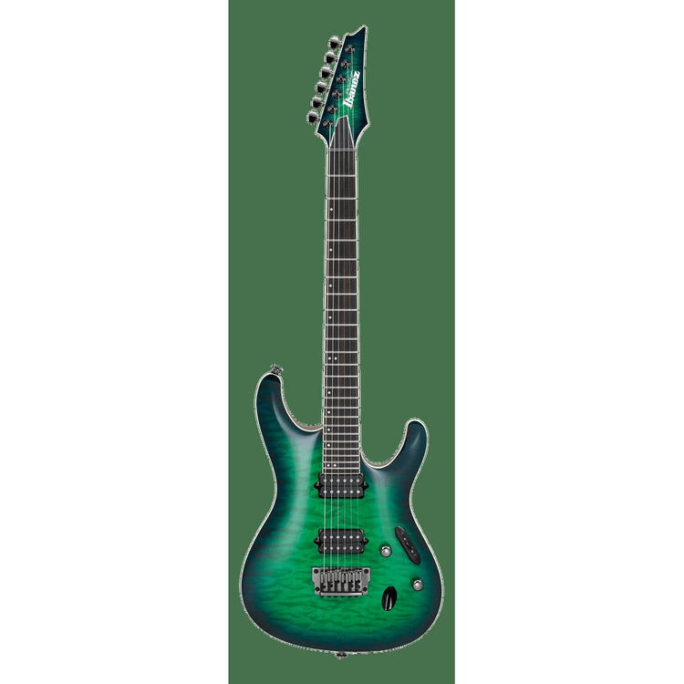 Ibanez Prestige S6521Q Electric Guitar - Surreal Blue Burst