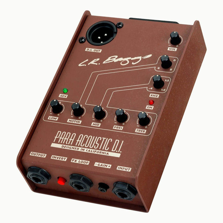 LR Baggs Para DI Acoustic Guitar Preamp + DI with 5-band EQ