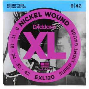 D'Addario XL Nickel Electric Guitar Strings