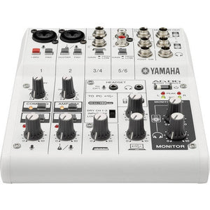 Yamaha AG06 6-channel Mixer and USB Audio Interface