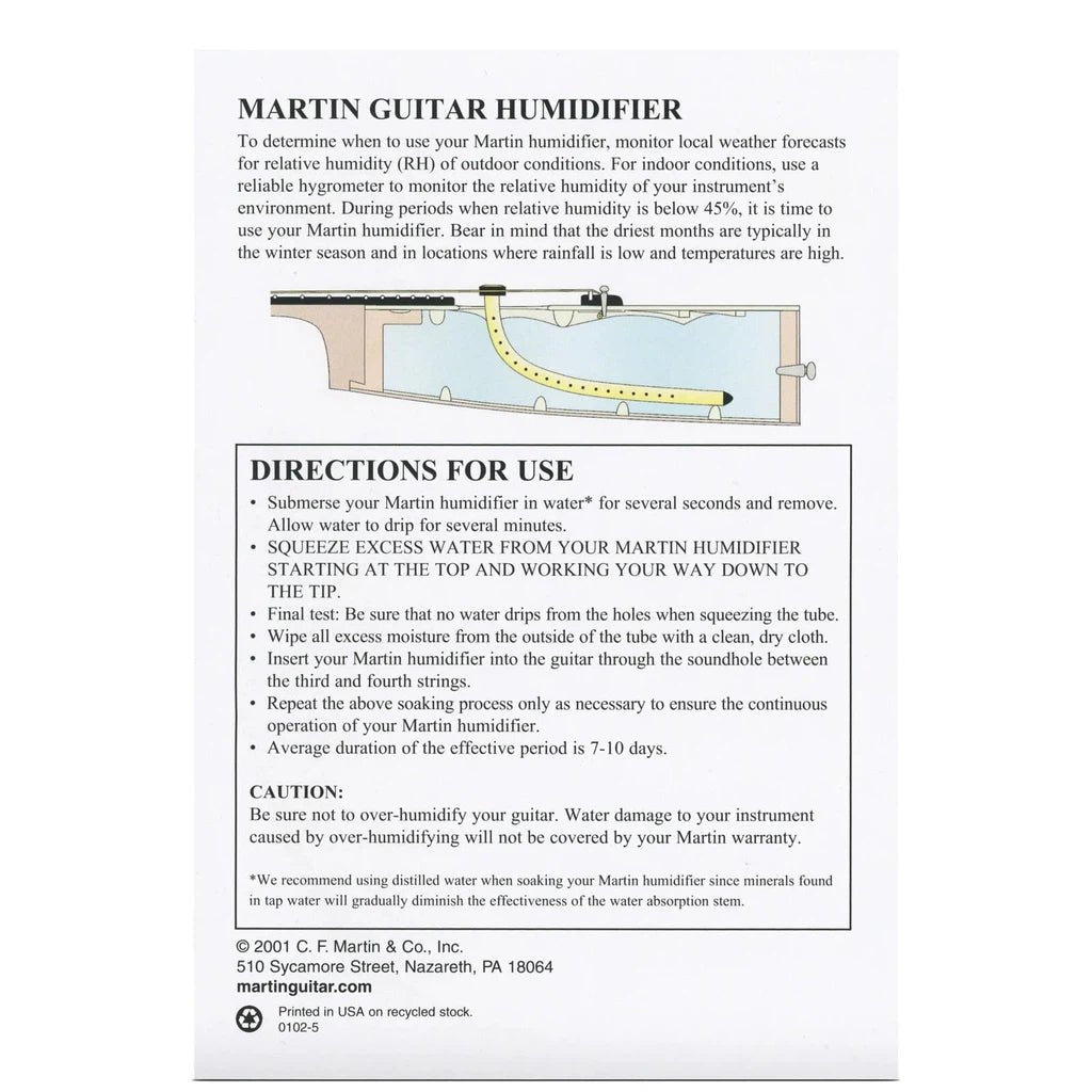 Martin Guitar Humidifier