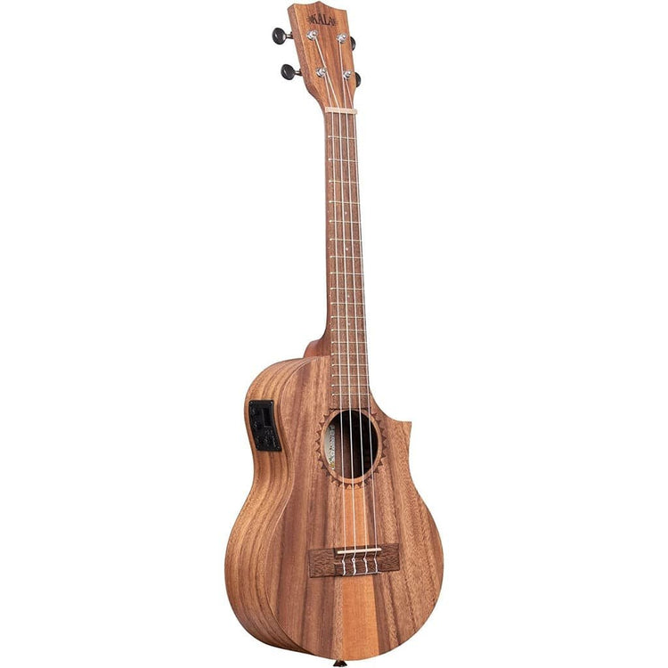 Kala Teak Tri-Top Tenor Acoustic Electric Ukulele - Natural