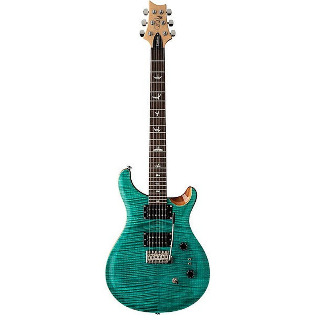 ギター PRS SE CUSTOM 24 PRS SE Custom 24-08 Quilt Top Electric Guitar - Faded Blue