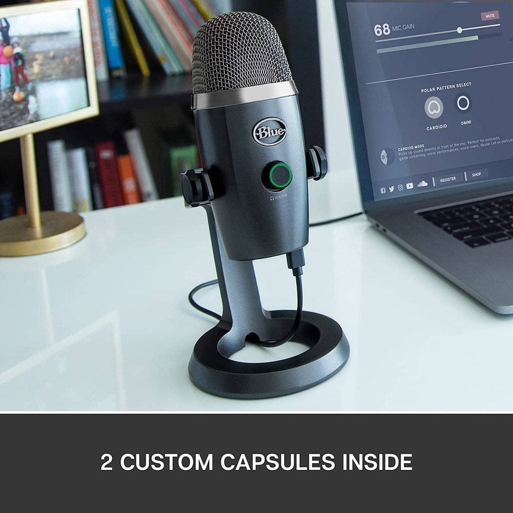Blue Microphones Yeti Nano USB Condenser Microphone with 4 Polar Patterns