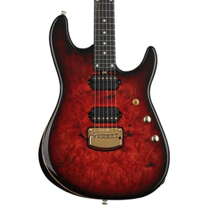 Ernie Ball Music Man Jason Richardson Signature Cutlass HH Electric Guitar - Rorschach Red
