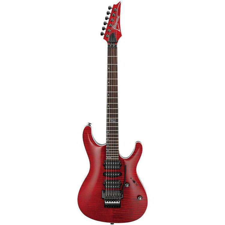 Ibanez KIKO100TRR Kiko Loureiro Signature Electric Guitar - Transparent Ruby Red