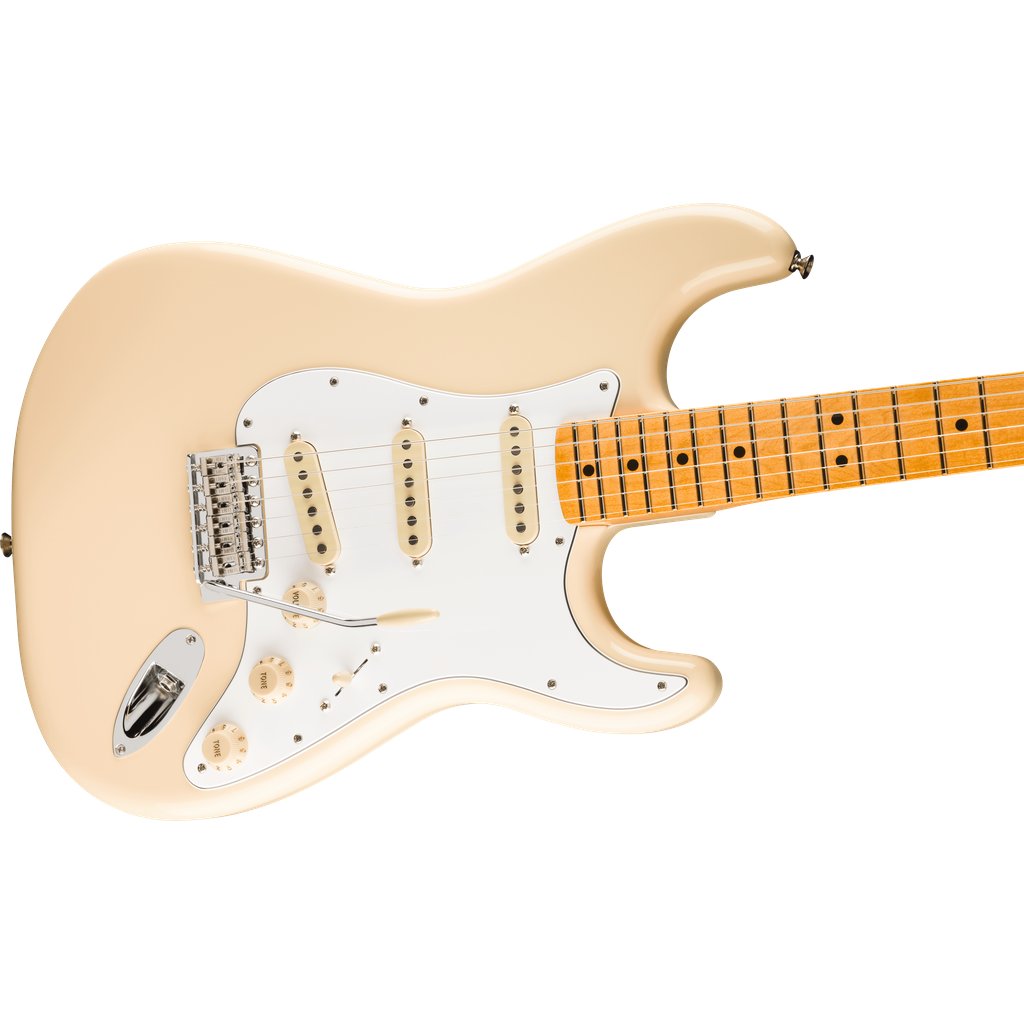 Fender Jimi Hendrix Stratocaster Electric Guitar - Olympic White with Maple Fingerboard