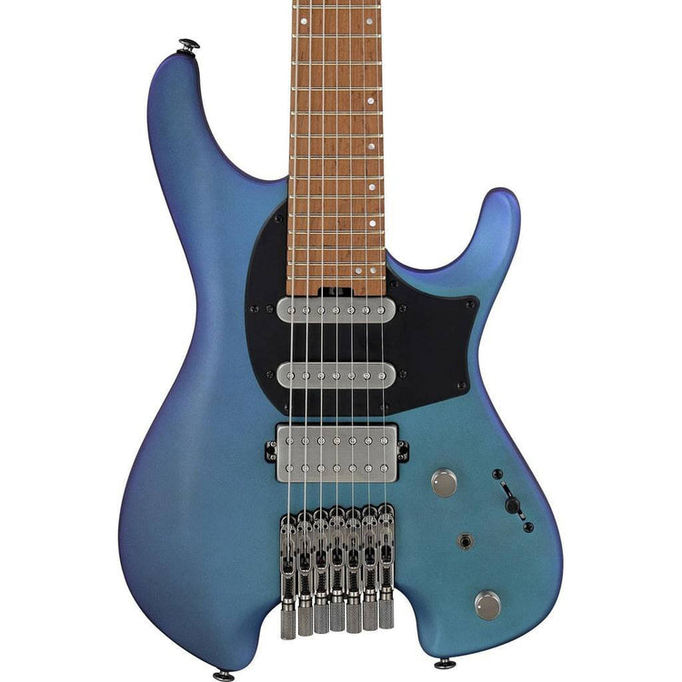 Ibanez Q547 7-string Electric Guitar - Blue Chameleon Metallic Matte