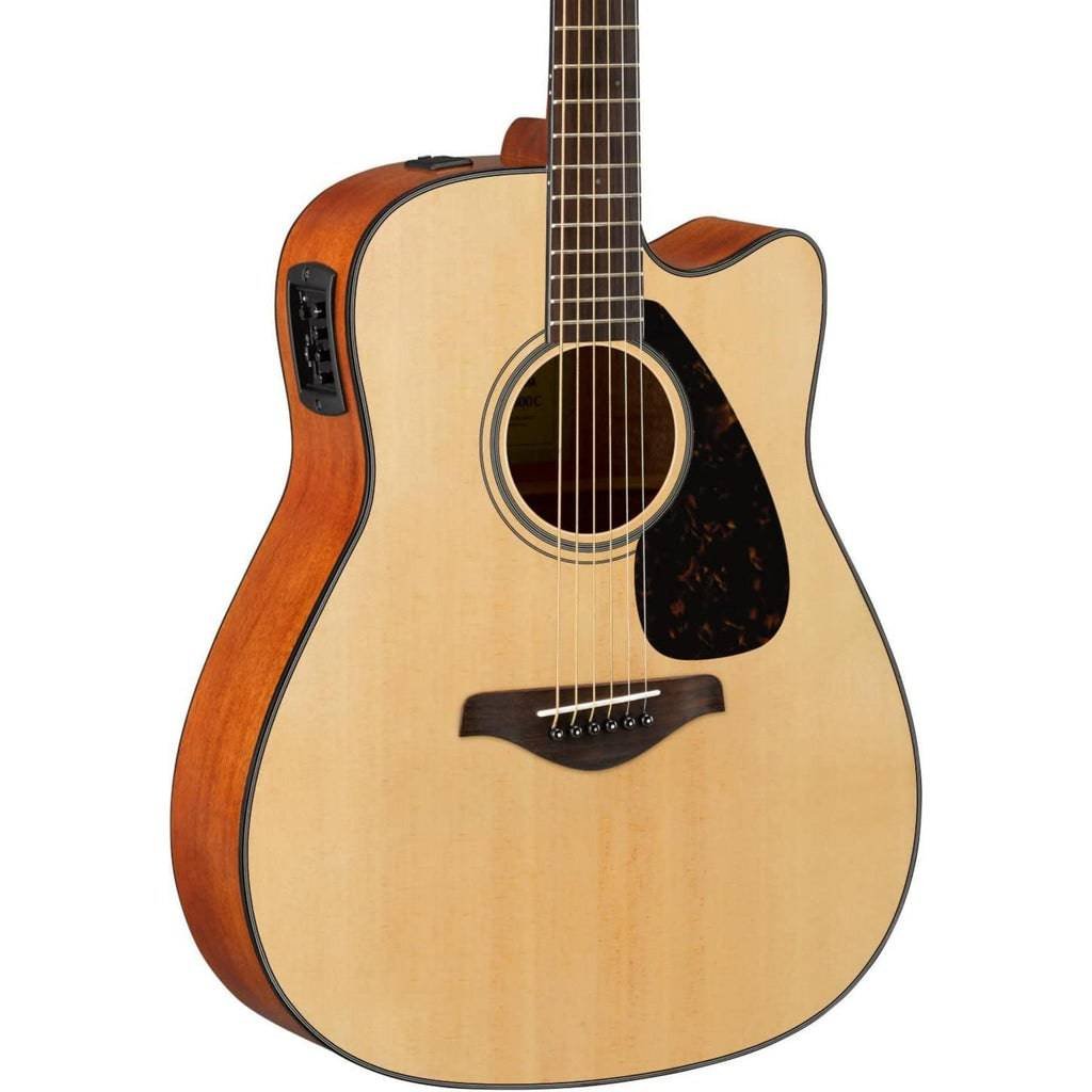 Yamaha FGX800C Dreadnought Cutaway Acoustic Electric Guitar - Natural