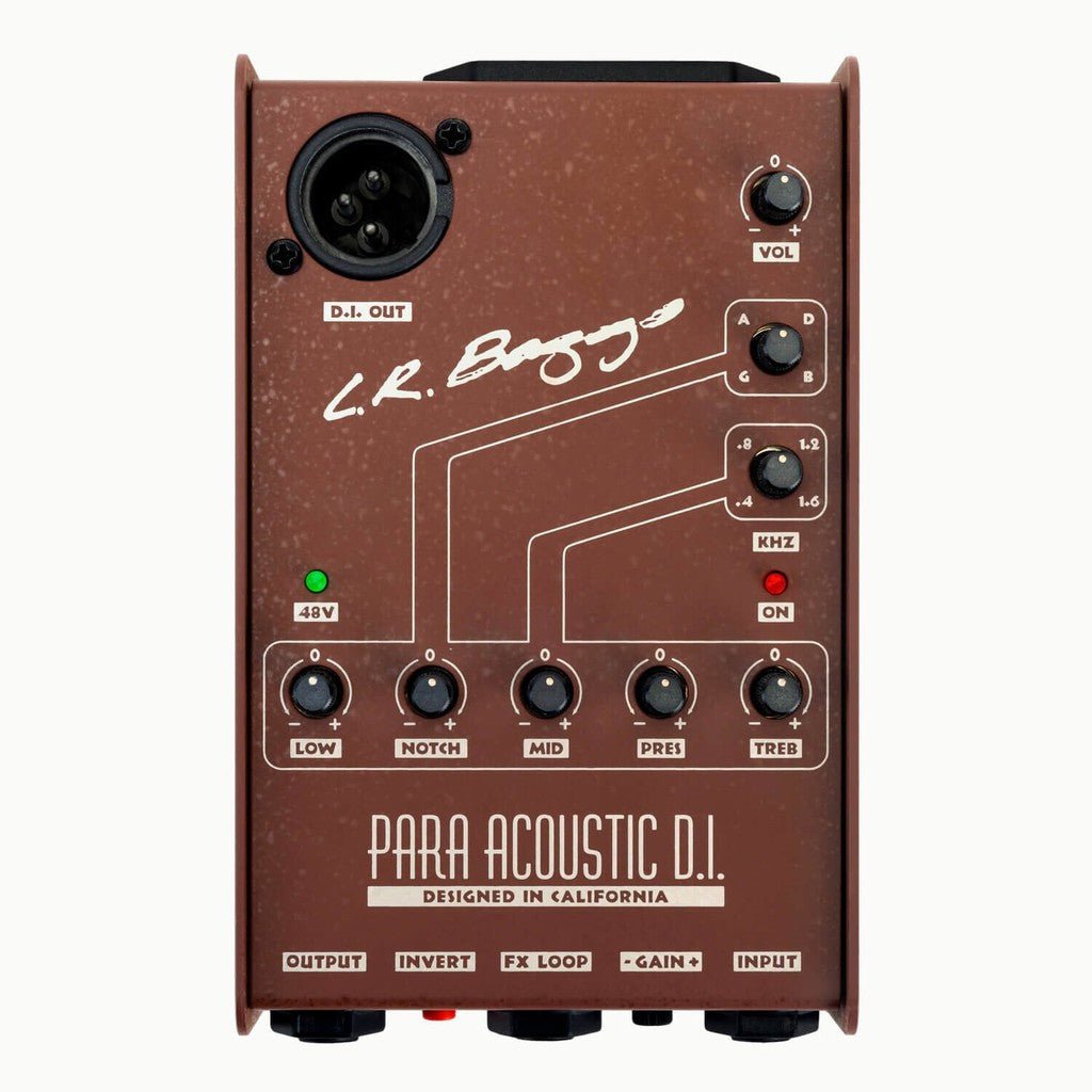 LR Baggs Para DI Acoustic Guitar Preamp + DI with 5-band EQ