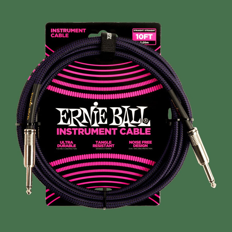 Ernie Ball Braided 10ft Instrument Cable