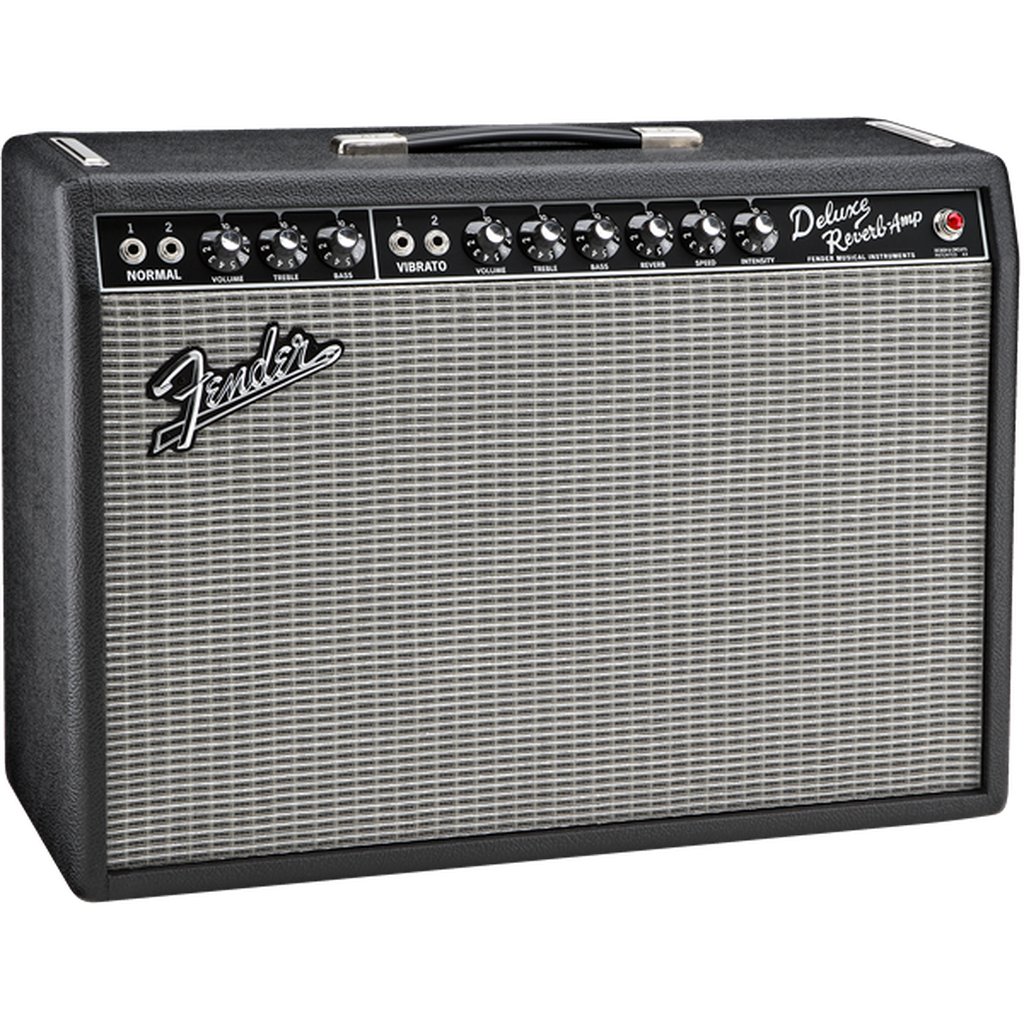 Fender '65 Deluxe Reverb 1x12" 22-watt Tube Guitar Combo Amp - Black