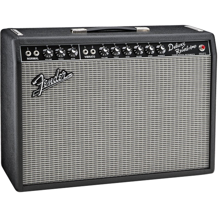 Fender '65 Deluxe Reverb 1x12" 22-watt Tube Guitar Combo Amp - Black