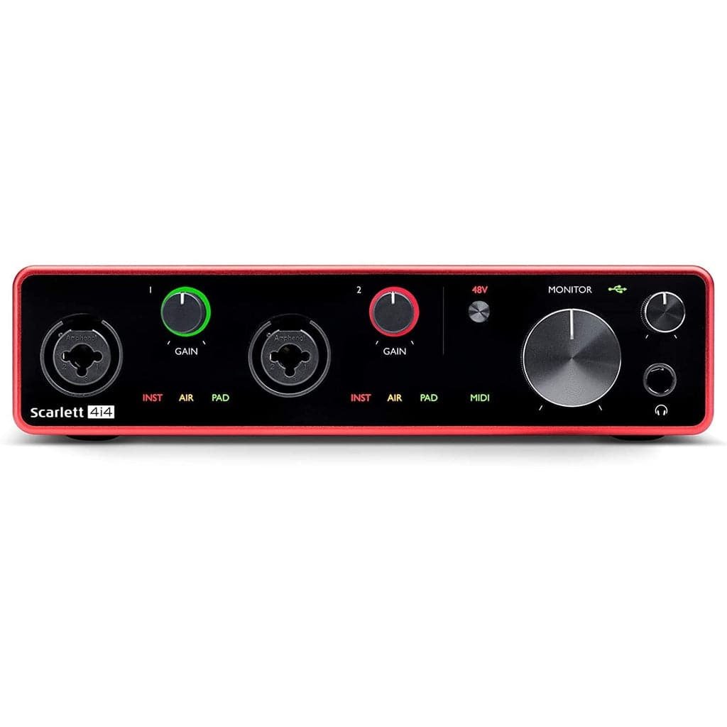 Focusrite Scarlett 4i4 3rd Gen USB Recording Interface