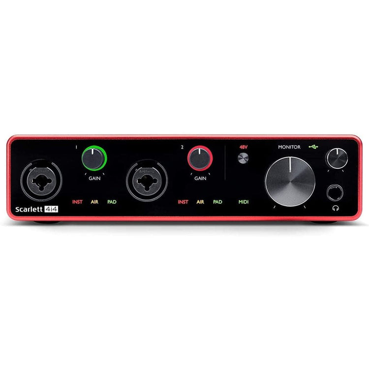 Focusrite Scarlett 4i4 3rd Gen USB Recording Interface