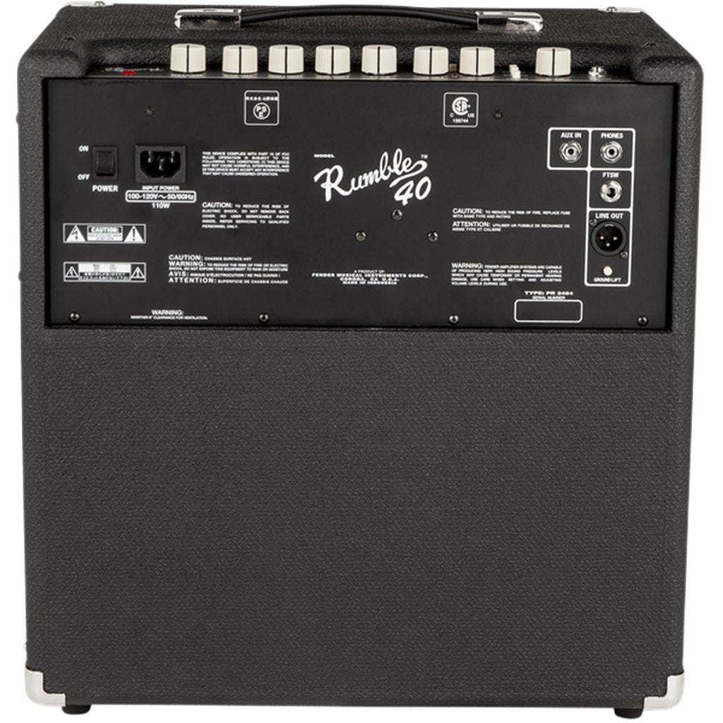 Fender Rumble 40 1x10" 40-watt Bass Guitar Combo Amp