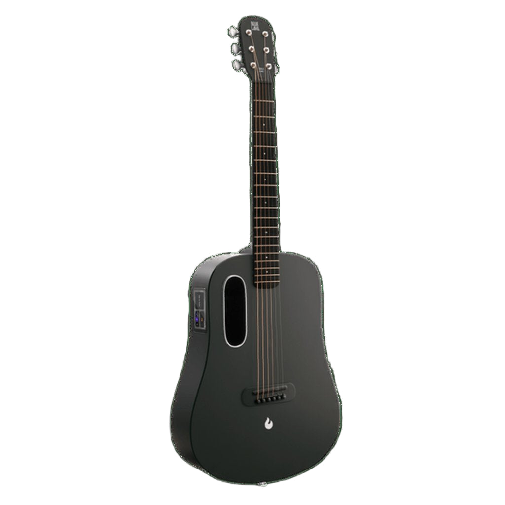 LAVA Music Blue Lava 36" Touchscreen Acoustic Electric Smart Guitar w/ Gig Bag