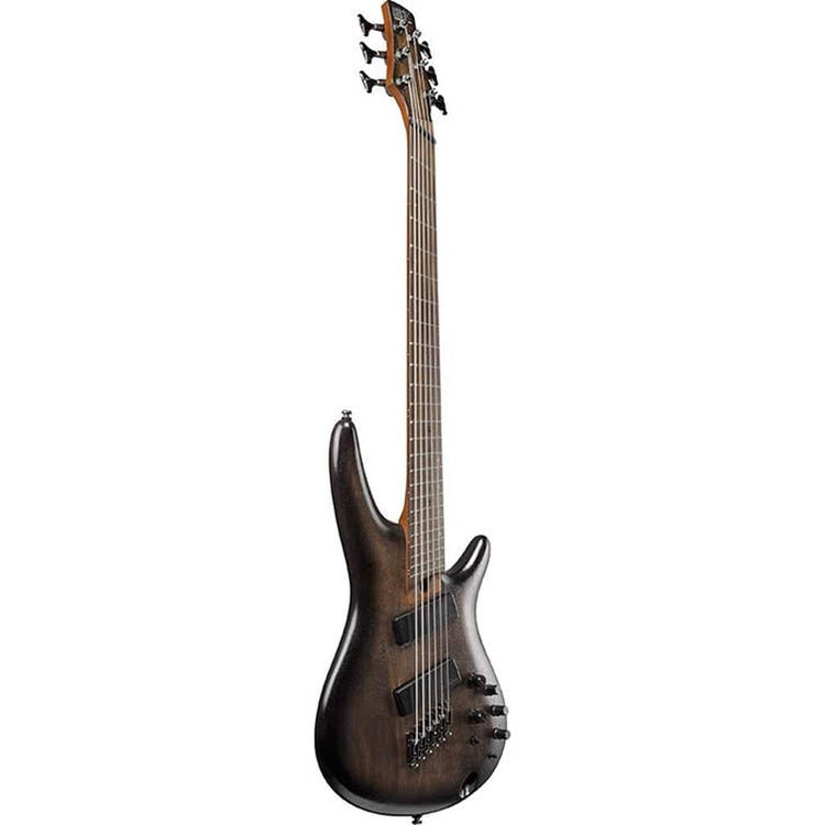 Ibanez Bass Workshop SRC6MS 6-string Multi-Scale Bass Guitar - Black Stained Burst Low Gloss