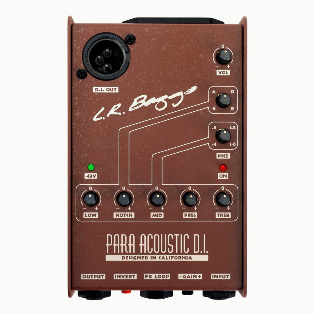LR Baggs Para DI Acoustic Guitar Preamp + DI with 5-band EQ