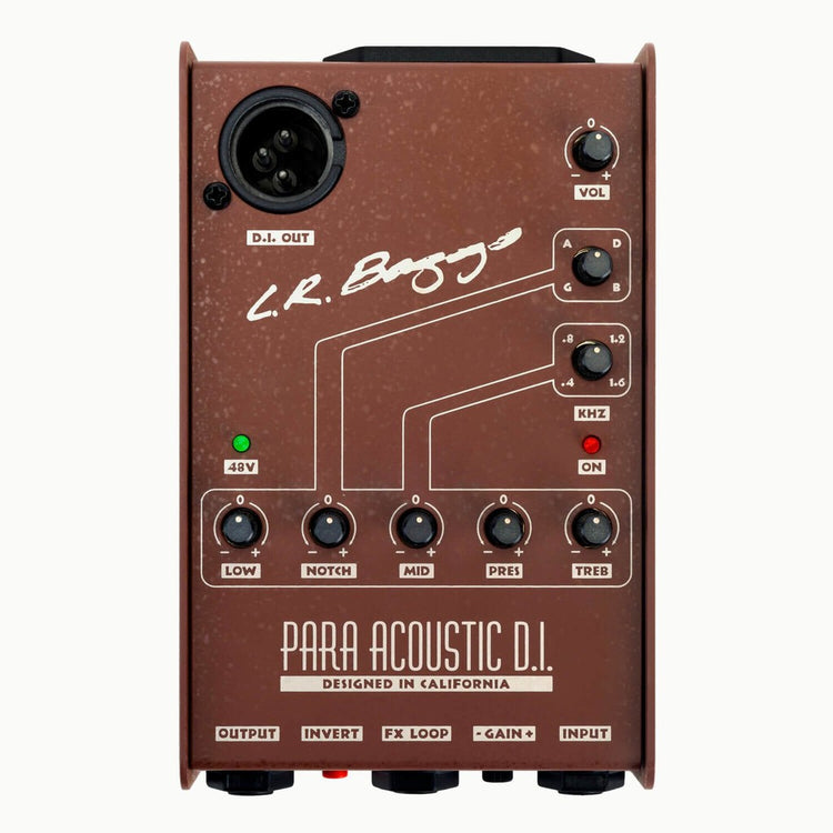 LR Baggs Para DI Acoustic Guitar Preamp + DI with 5-band EQ