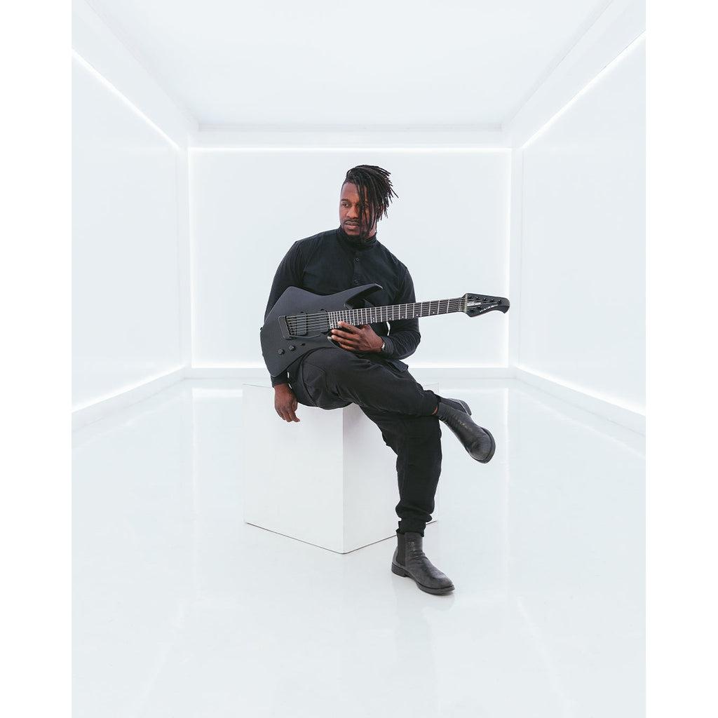 Ernie Ball Music Man Kaizen 7-string Tosin Abasi signature Electric Guitar - Apollo Black