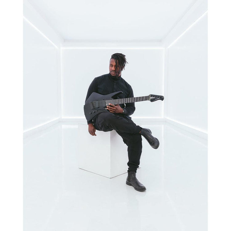 Ernie Ball Music Man Kaizen 7-string Tosin Abasi signature Electric Guitar - Apollo Black